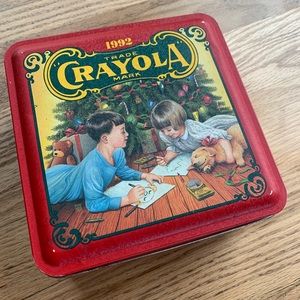 Crayola tin box